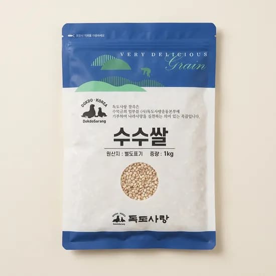 독도사랑잡곡 수수쌀 1kg 1봉