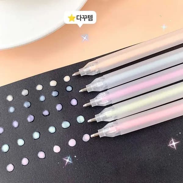 다용도 파스텔 글루펜 10ml 본품 6컬러+리필 6컬러 1세트