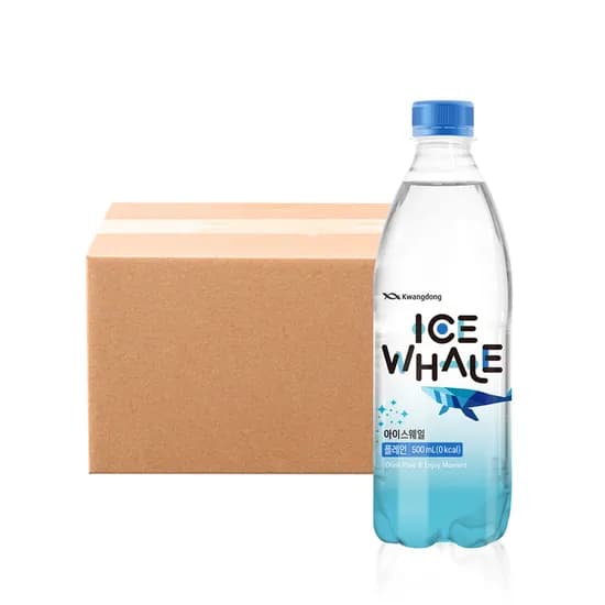 광동제약 아이스웨일, 플레인, 500ml, 20개