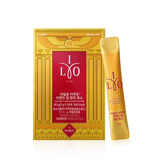 동아제약 아일로 카무트 브랜드밀 함유 효소, 3g, 30포, 1개
