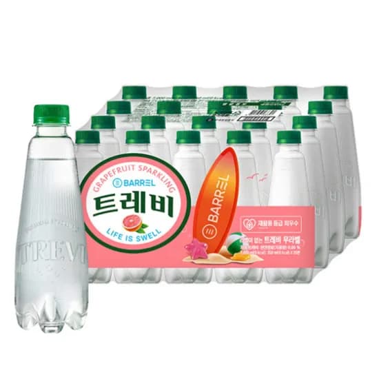 트레비 ECO 자몽, 350ml, 20개