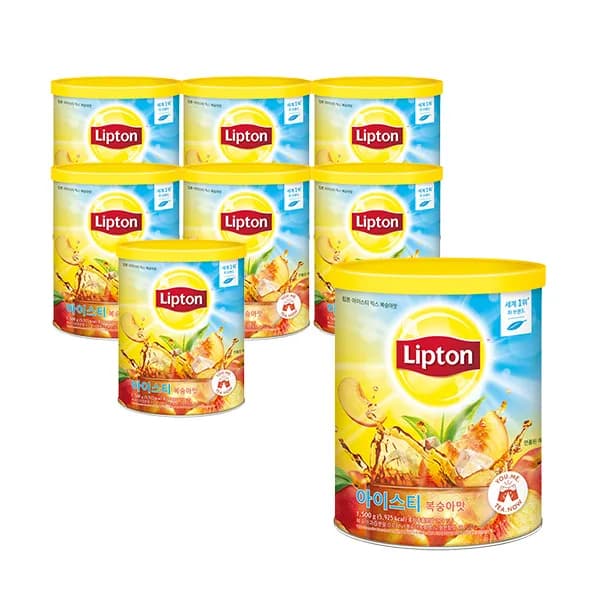 립톤 아이스티 믹스 복숭아맛 1.5kg 8개