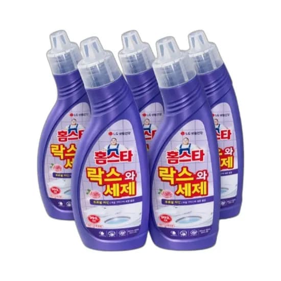 홈스타 락스와세제 후로랄파인 750ml 5개