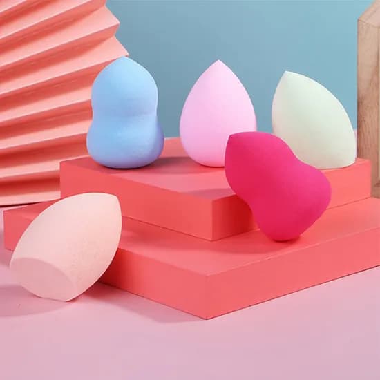 컬러풀 밀착 블렌딩 퍼프, 디자인랜덤, 1개