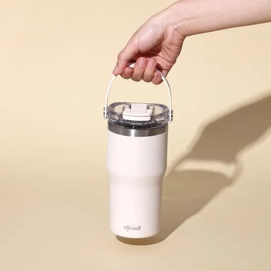 쉬젤 워터짐 텀블러 밀크 크리미, 600ml