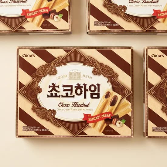 크라운제과 쵸코하임 284g 3개