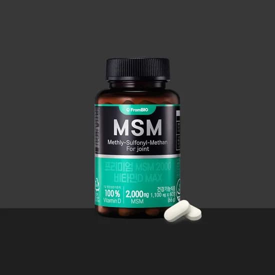 프라임엠 MSM 2000 비타민D MAX 2000mg 60정 1박스