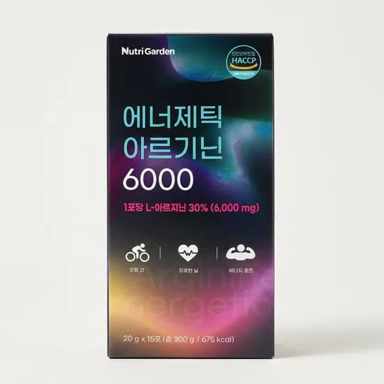 뉴트리가든 에너제틱 아르기닌 6000 15개입 2개