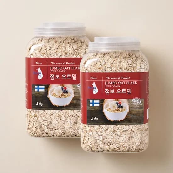 이쌀이다 휘바점보 오트밀 2kg 2개 16,900원