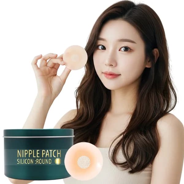 지알비 실리콘 여성 니플패치 플라워형 16개입