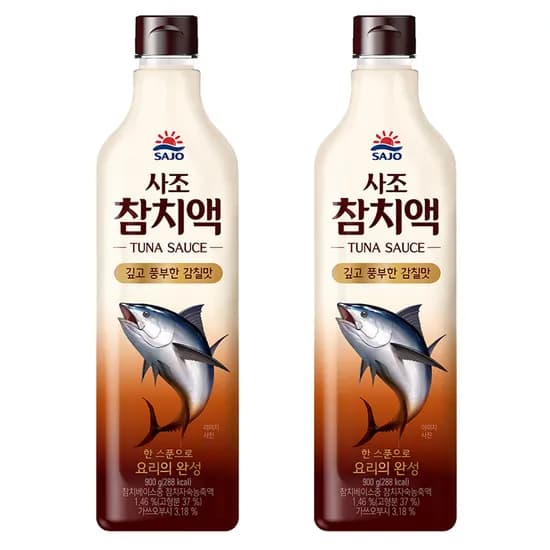 사조 참치액, 900g, 2개