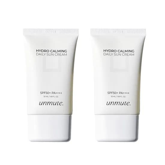 언뮤트 하이드로 데일리 선크림 50ml 2개