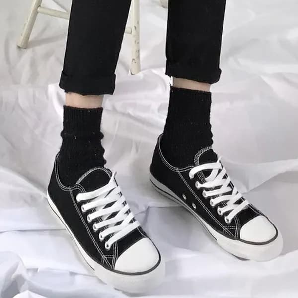 남녀공용 데일리 캔버스화 화이트 240mm 1개