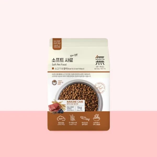 무마진 소프트 사료 소고기&황태 1kg