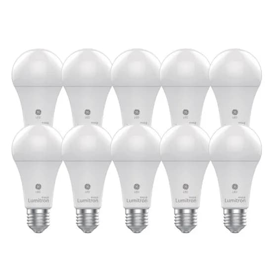 GE 루미트론 LED 알뜰 전구 12W E26 주광색 10개