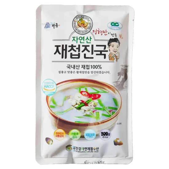 정형만이 만든 하동 섬진강 자연산 재첩국 320g 10개