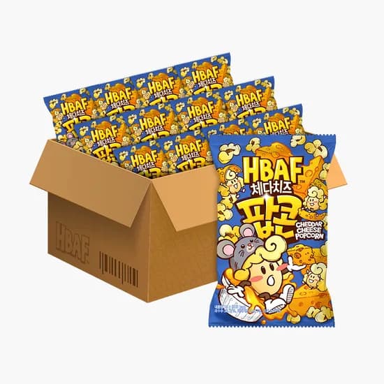 체다치즈 팝콘, 80g, 12봉