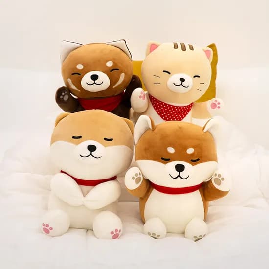 모찌 꿀잠펫 동물인형, 시바견, 25cm
