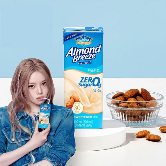 매일유업 아몬드브리즈 언스위트, 190ml, 24개
