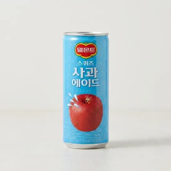 델몬트 스퀴즈 사과에이드 240ml 30개