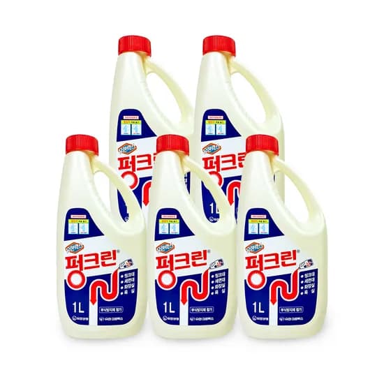 유한락스 펑크린 1L 5개