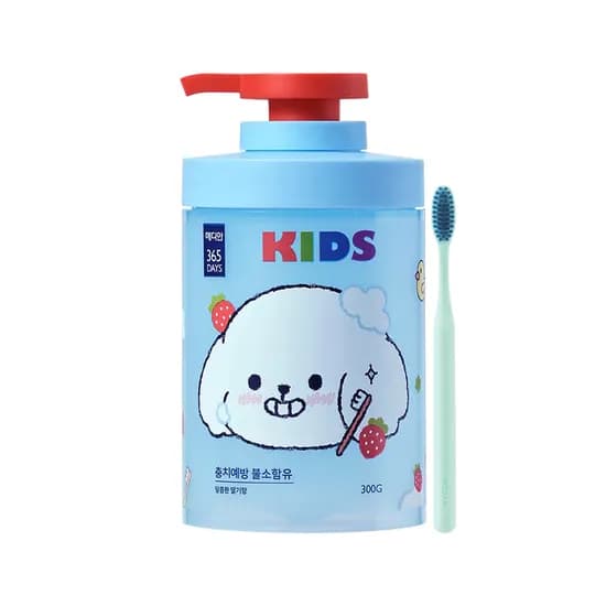메디안 365DAYS 스텝3 충치불소 어린이 펌핑치약 300g 1개