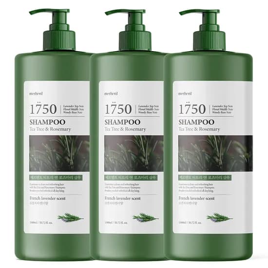 메르헨트 티트리 로즈마리 샴푸 프렌치라벤더향 약산성 1500ml 3개