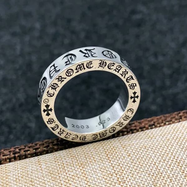 남자 써지컬 레터링 패션 반지 6mm 12호 1개