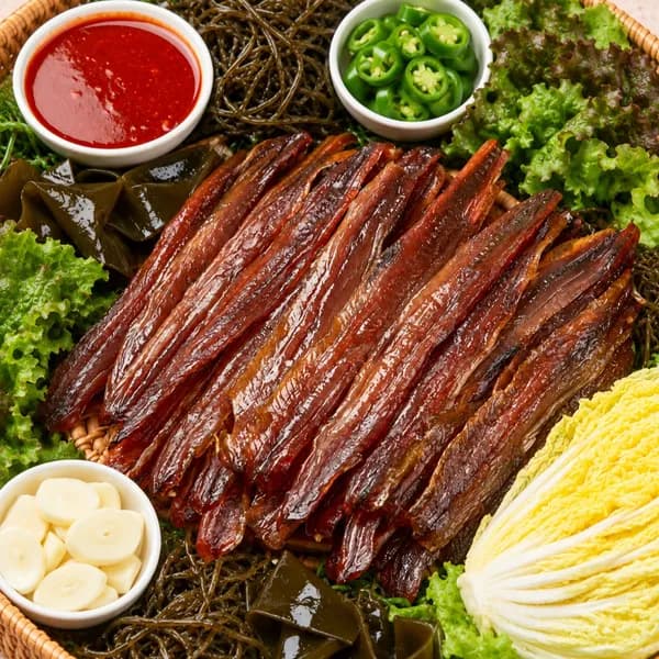 포항 구룡포 햇 과메기 완전손질 야채세트 손질과메기 5미(10쪽) 1개