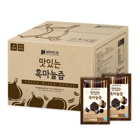 네이처드림 맛있는 흑마늘즙 80ml 100포 1개
