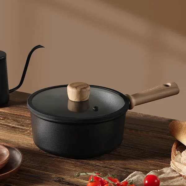 까로떼 호카이도 TI 티타늄 인덕션 소스팬 편수 냄비 18cm 1개 28,000원