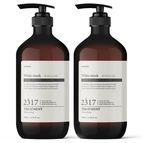 메르헨트 모이스처라이징 트리트먼트 화이트머스크향 500ml 2개