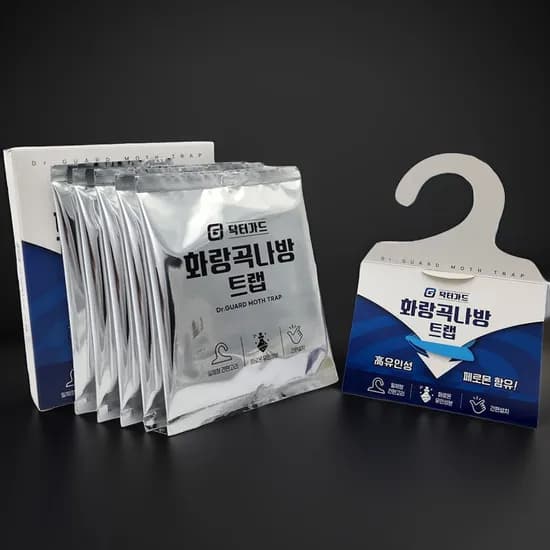 블루가드 화랑곡나방 끈끈이 페로몬 트랩 5개입 1세트
