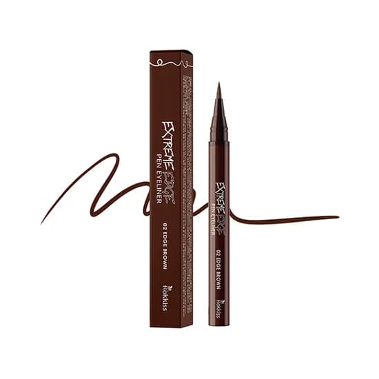 록키스 익스트림 엣지 펜 아이라이너, 엣지 브라운, 0.5g, 1개