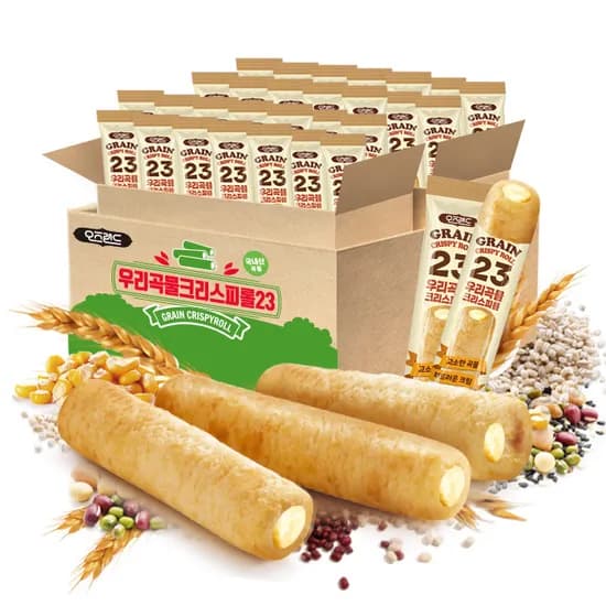 오즈랜드 우리곡물 크리스피롤 23곡, 660g, 2박스