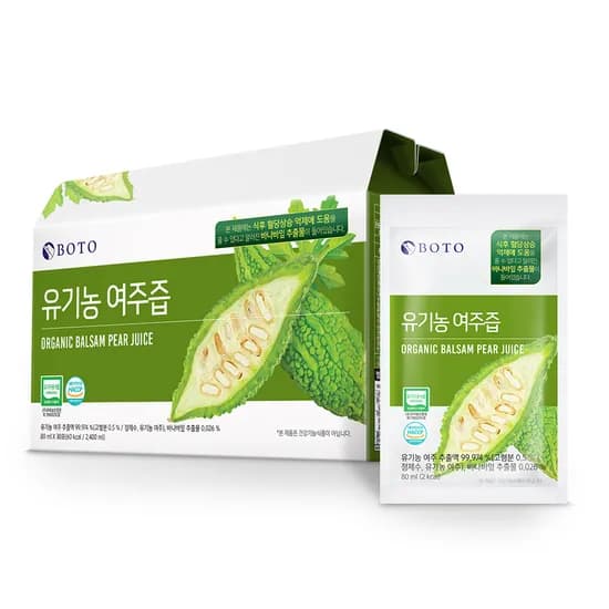보뚜 유기농 여주즙 80ml 30포 1박스