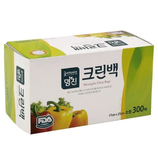 굿에디션 명진 크린백 소형 300매입 17cm x 25cm 1통