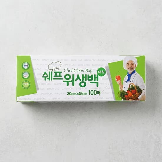 하나로 쉐프 위생백 대형 30x45cm 100매 1개