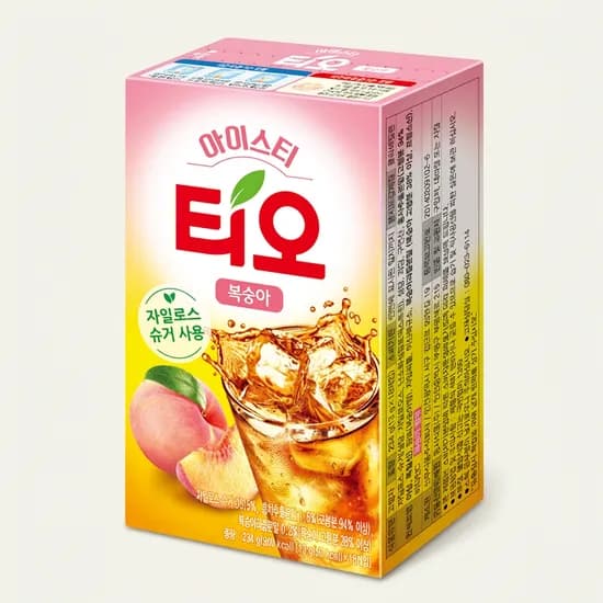 티오 복숭아 아이스티 13g 18T 1개