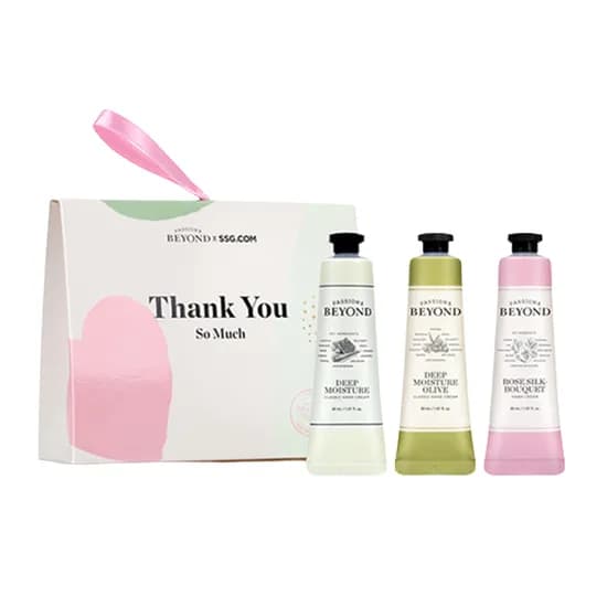 비욘드 클래식 핸드크림 3종 세트 딥 모이스처 30ml 올리브 30ml 로즈실크부케 30ml 1세트