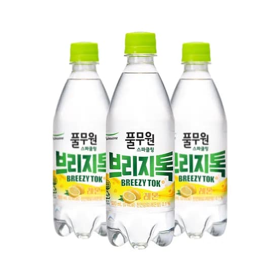 풀무원 스파클링 브리지톡 레몬 500ml 20개