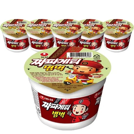농심 짜파게티 범벅 70g 6개