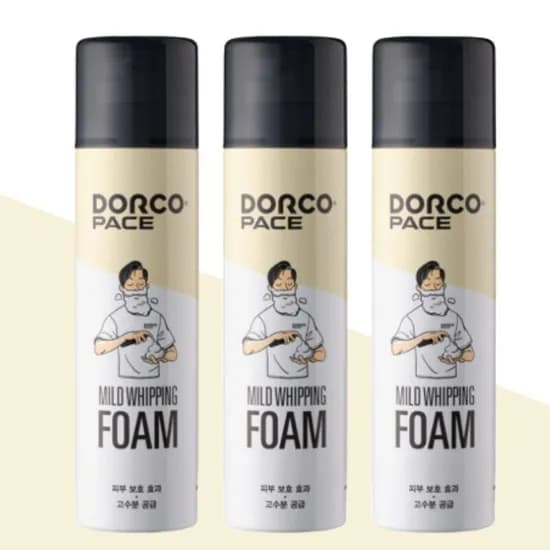 도루코 페이스 마일드 휘핑 쉐이빙폼 250ml 3개 750ml 1세트