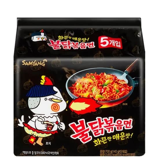삼양 불닭볶음면 5개