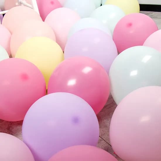 파티풍선 마카롱 칼라풍선, 10인치, 100개