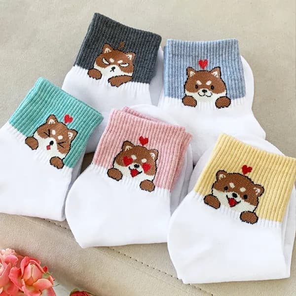 여성 깜찍 다람쥐 카바양말 색상랜덤 FREE 10켤레 1세트 9,500원