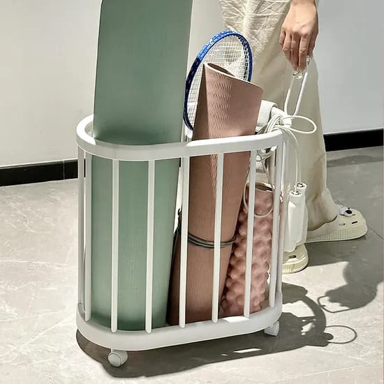 루시아이 이동식 토끼 핸들 운동기구 정리함 대형 버터 1개