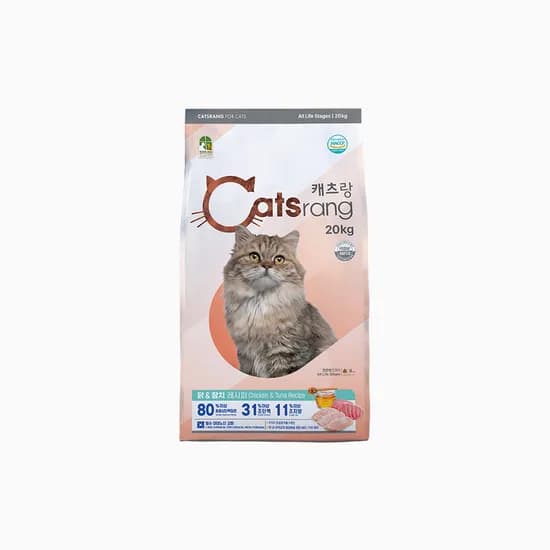 캐츠랑 전연령 고양이 사료, 20kg, 1개