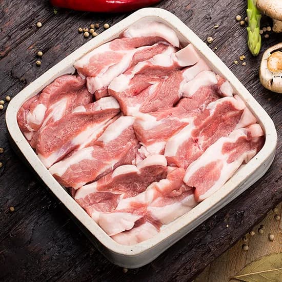 돈팡 한돈 꼬들살 구이 찌개용, 400g, 2개