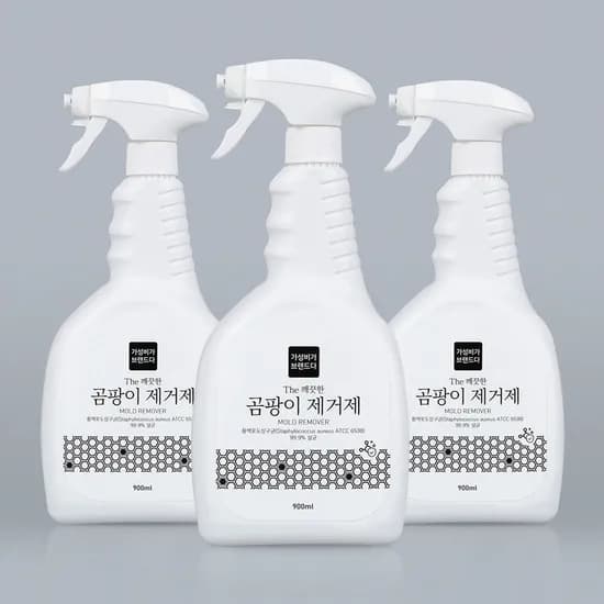 The 깨끗한 곰팡이 제거제 900ml 3개